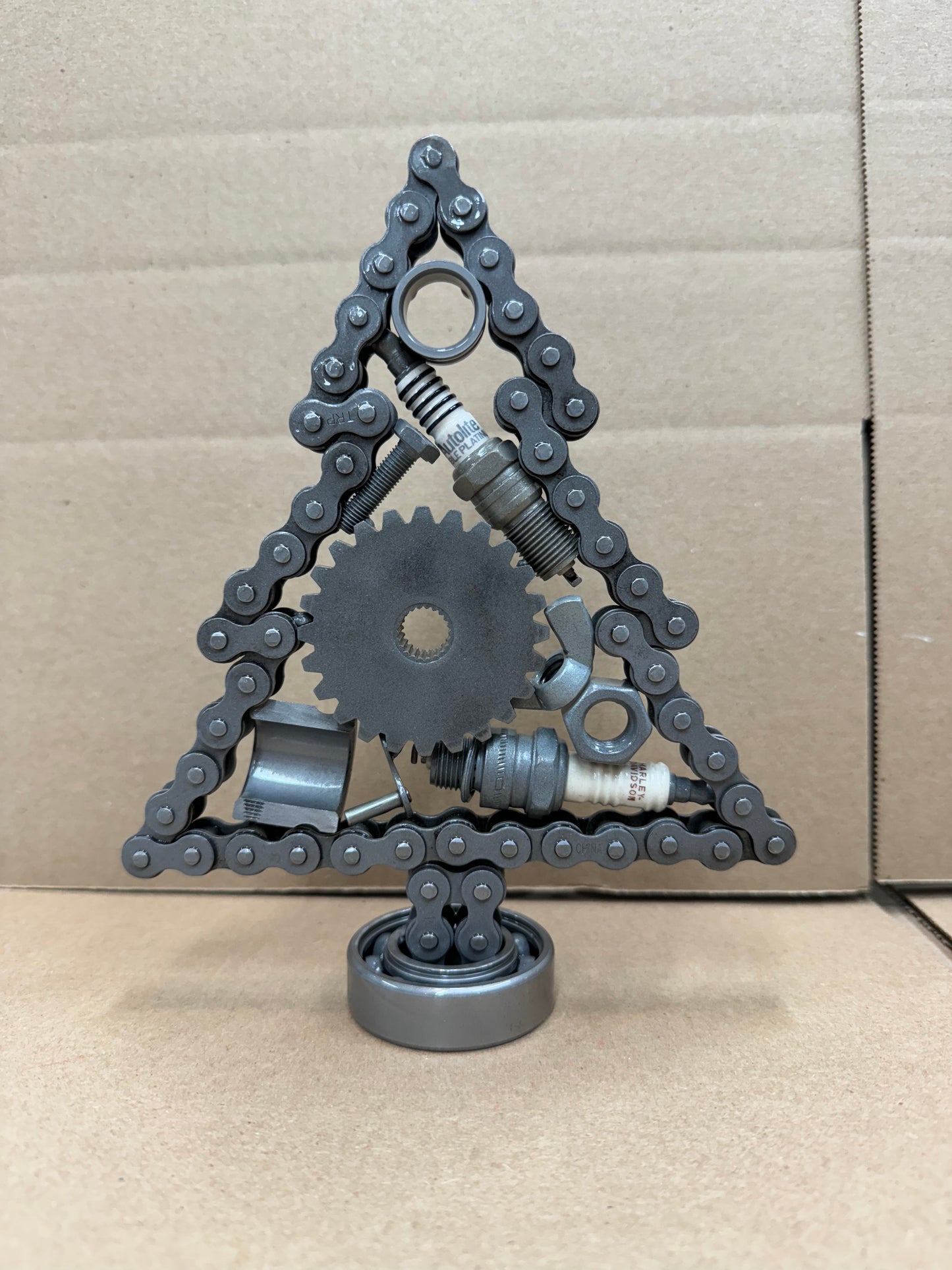 Recycled Metal Christmas Tree #2