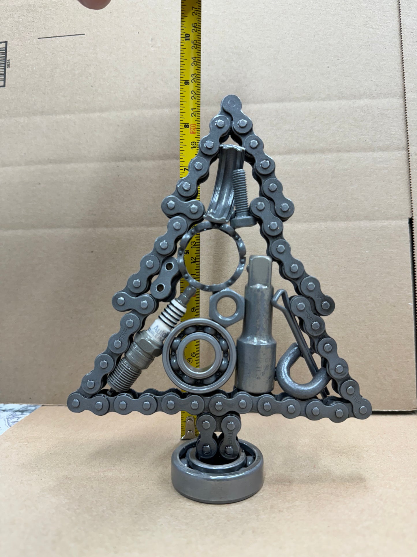 Recycled Metal Christmas Tree