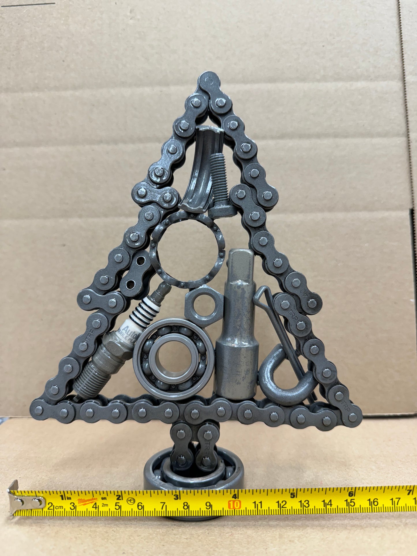 Recycled Metal Christmas Tree